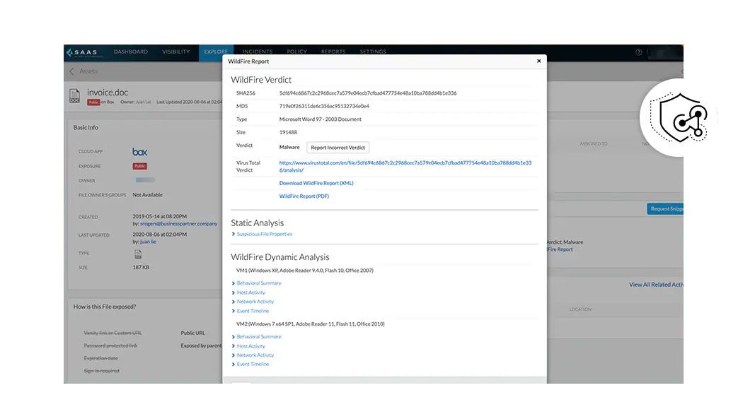 Prévention des menaces via des modèles ML inline