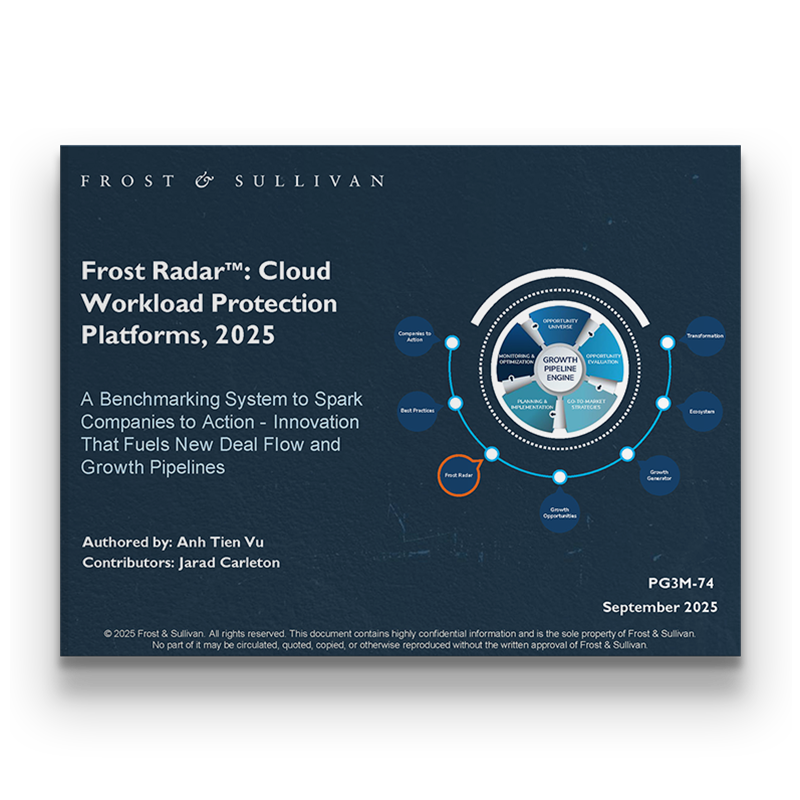 Frost Radar<sup>&trade;</sup> : leader 2025 des plateformes de protection des workloads cloud (CWPP)