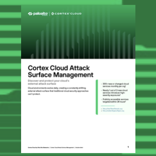 Cortex – Gestion de la surface d’attaque du cloud