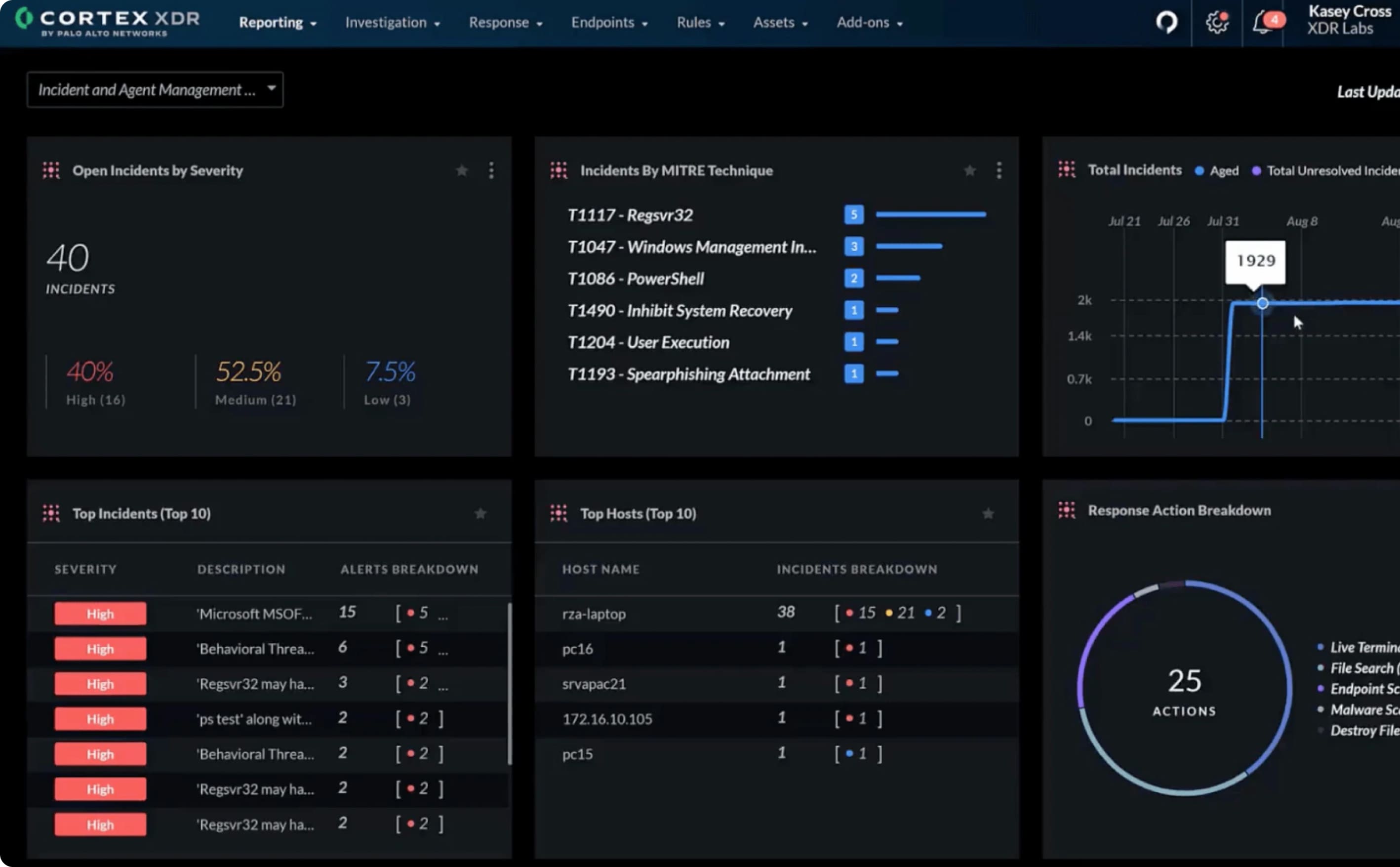 Démo de XDR en direct
