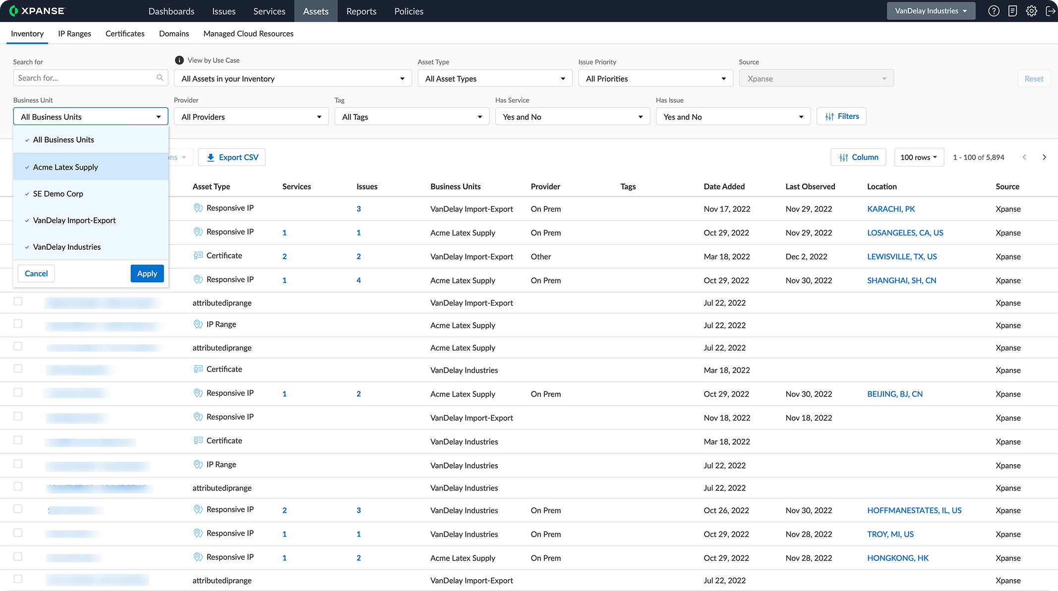 GESTION DES OPÉRATIONS INTERNET