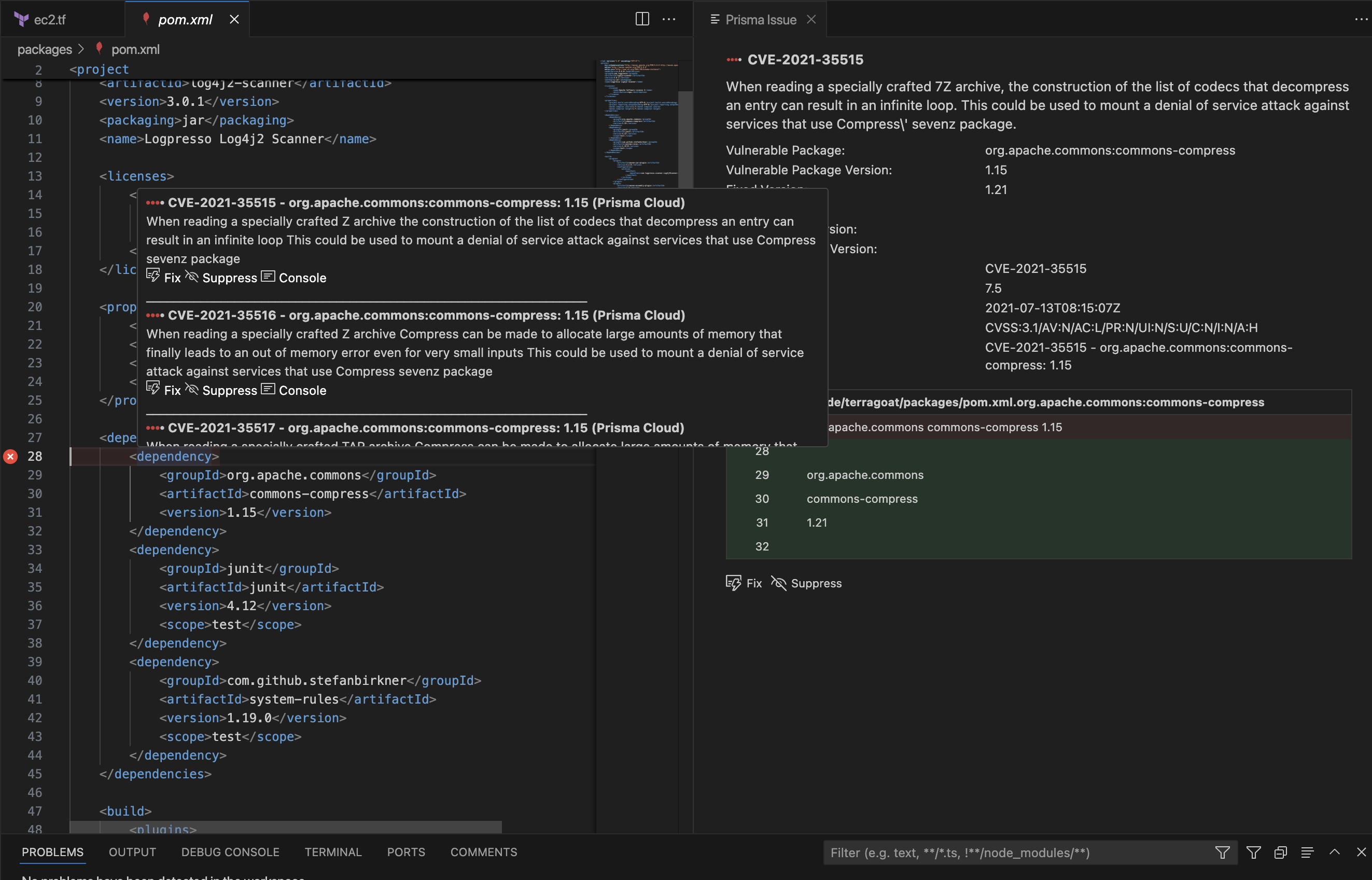 Intégration complète et correction flexible