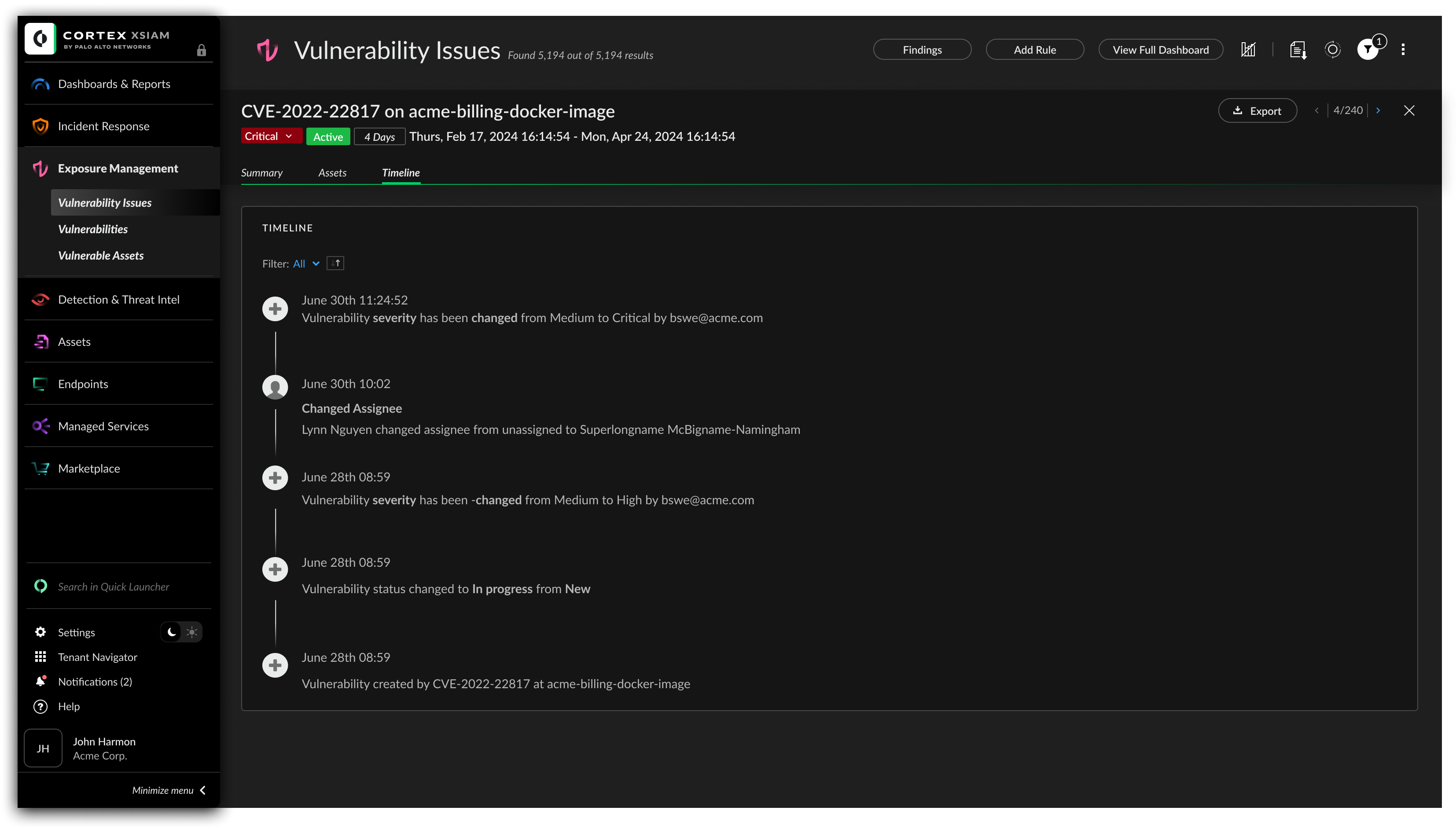 Visibilité continue
