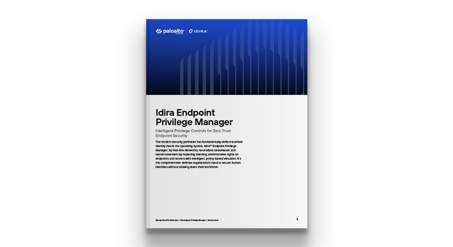 Présentation de la solution Idira Endpoint Privilege Manager