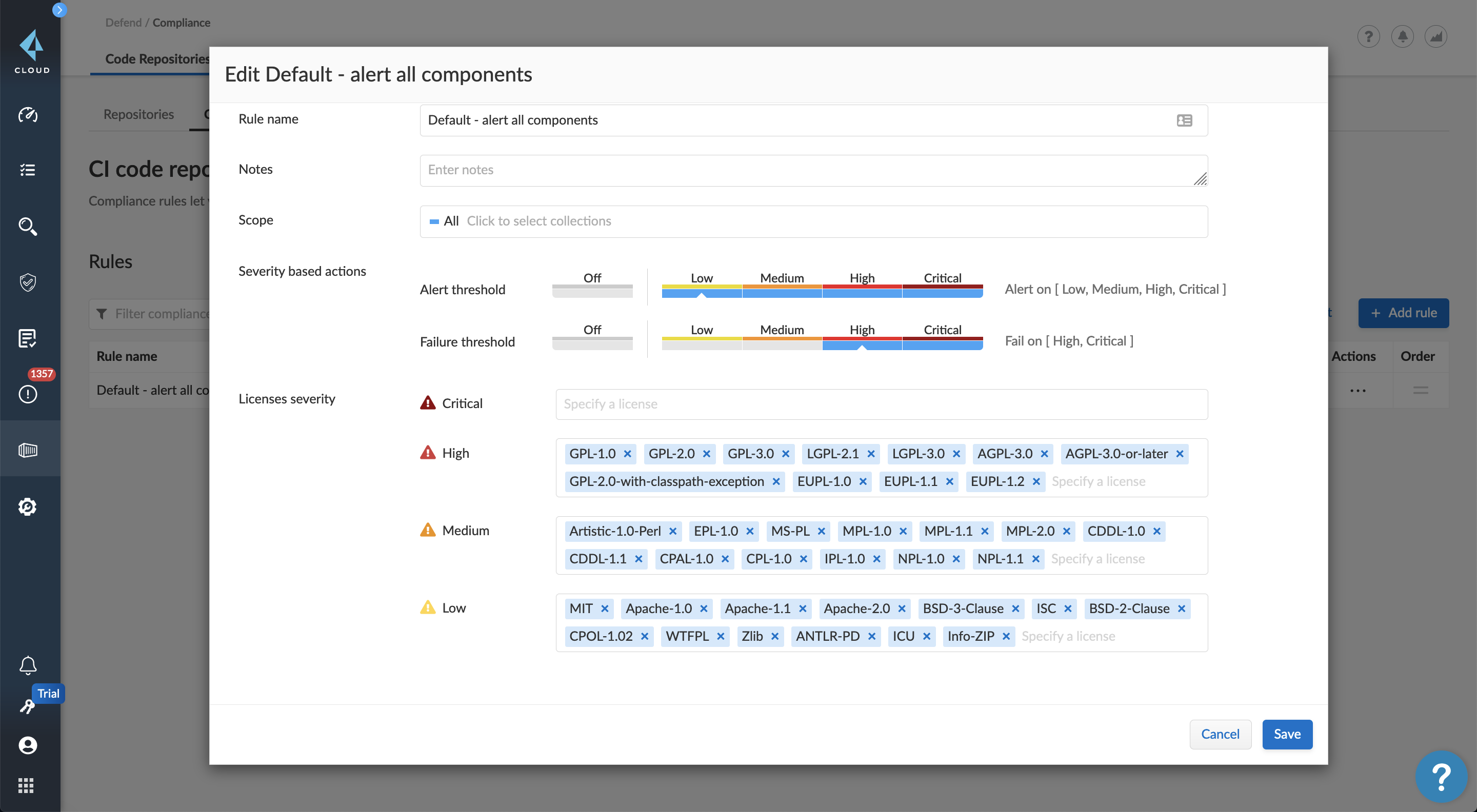 Conformité des licences open-source