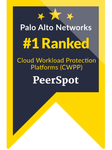 Prisma Cloud est classée n° 1 des plateformes de protection des workloads cloud (CWPP) par PeerSpot en 2024
