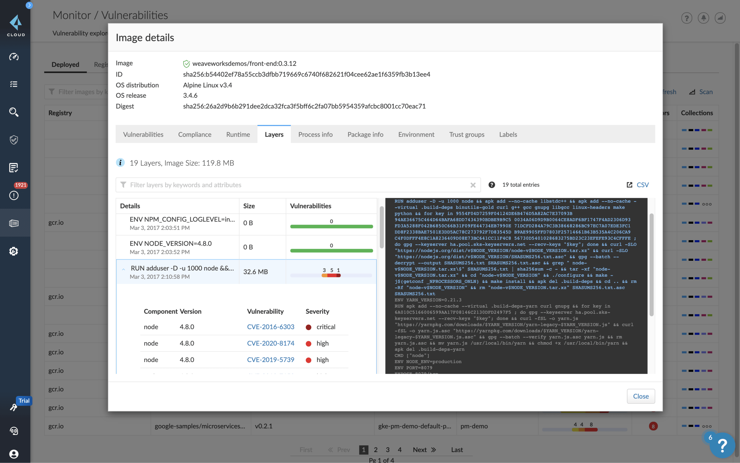 Protection des workloads cloud