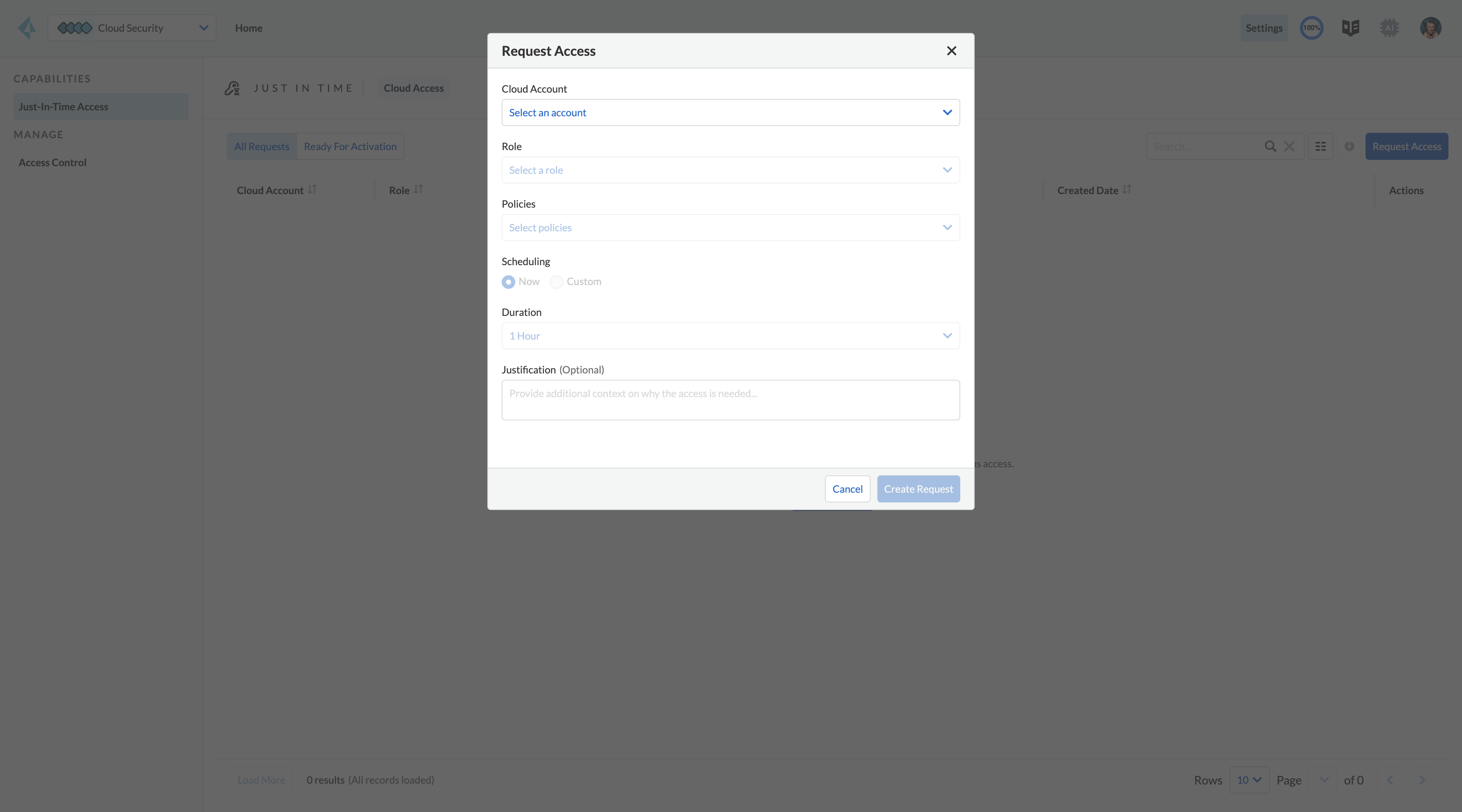 Accès JIT (Just-in-Time)