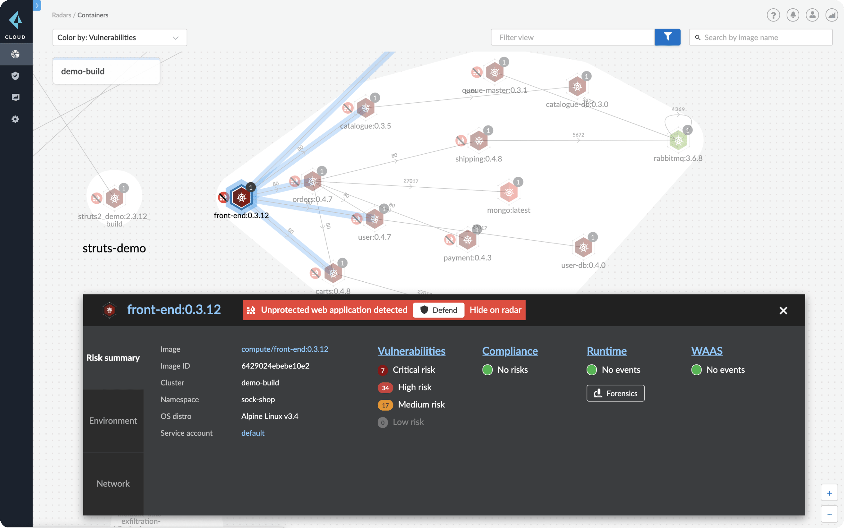 Cloud Workload Protection Platform Hero Front Image