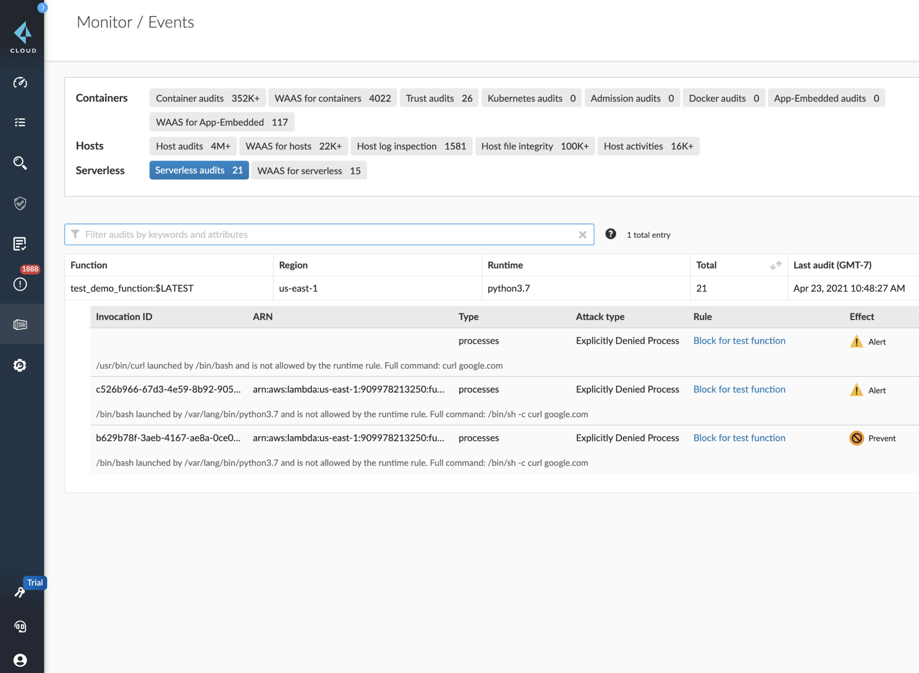 Défense de l’environnement d’exécution