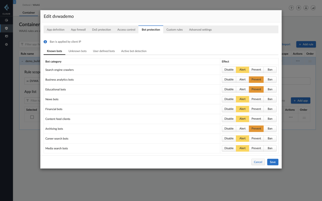 Gestion des risques liés aux bots