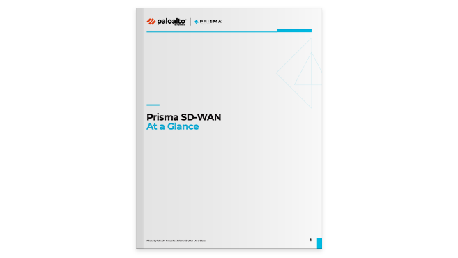 Prisma SD-WAN en bref