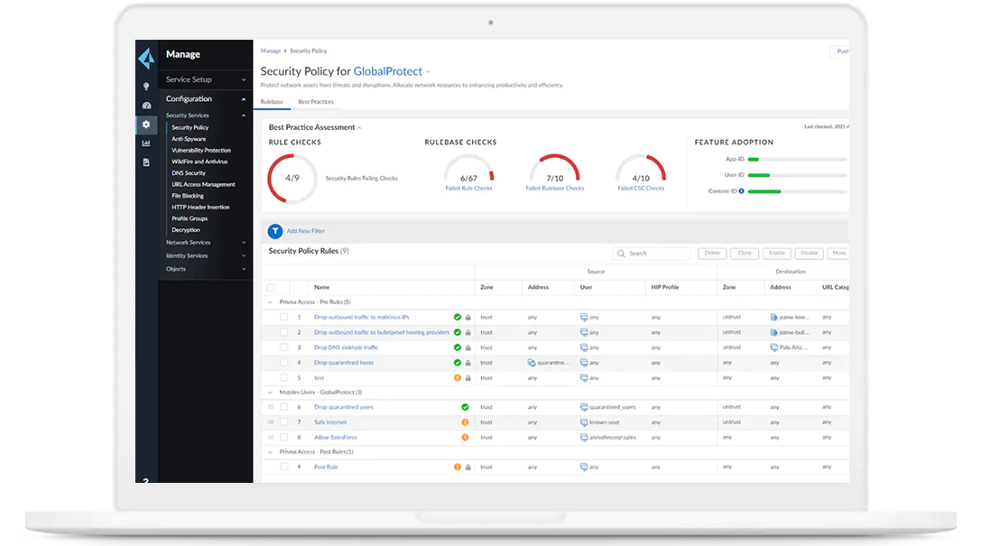 Kontinuierliche Transparenz und Überwachung