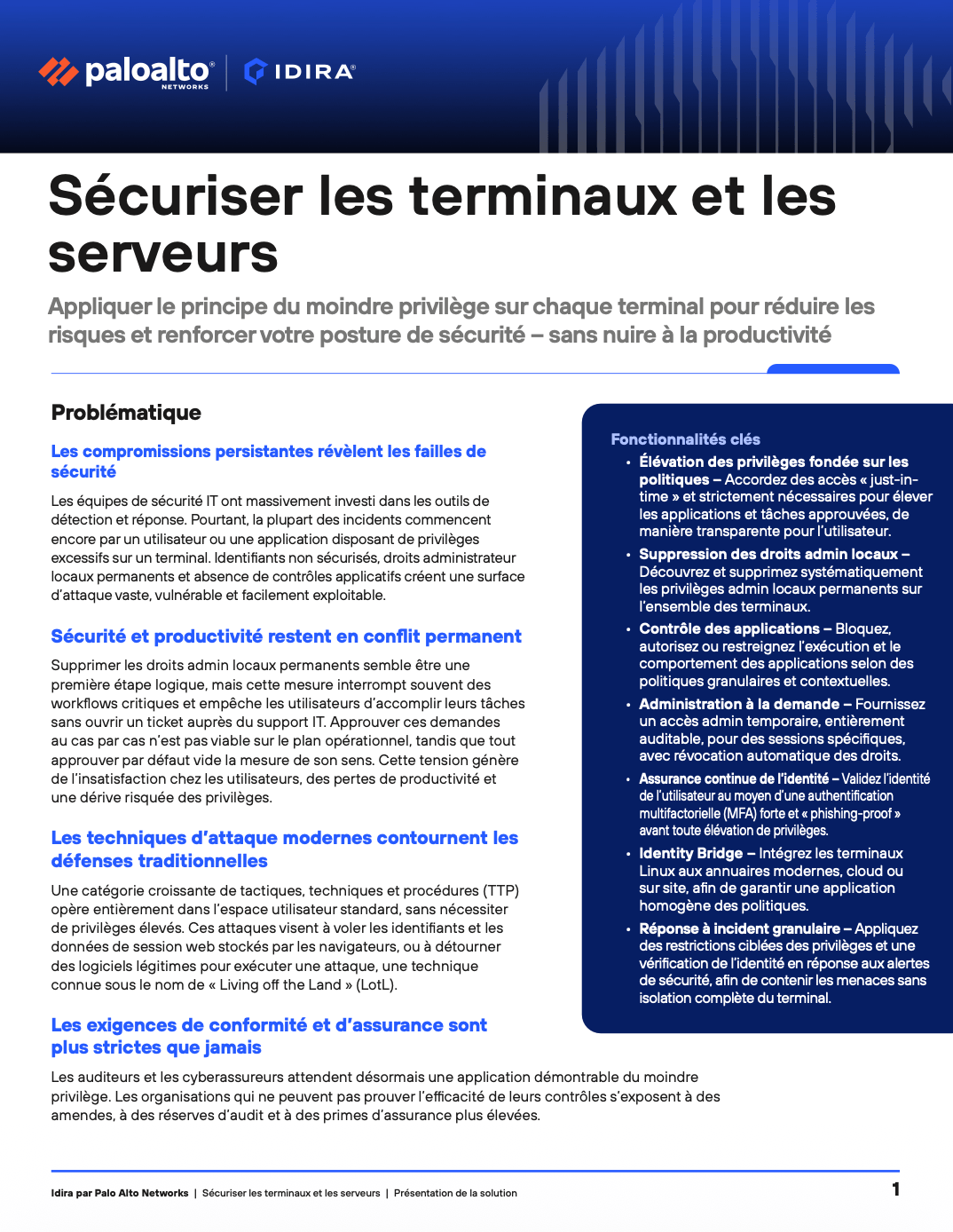 Sécuriser les terminaux et les serveurs